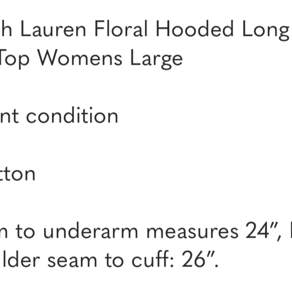 Polo by Ralph Lauren Floral Camouflage Women's Hoodie - Picture 10 of 10